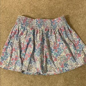 Tommy Bahama Pink and Blue Smocked Skater Skort